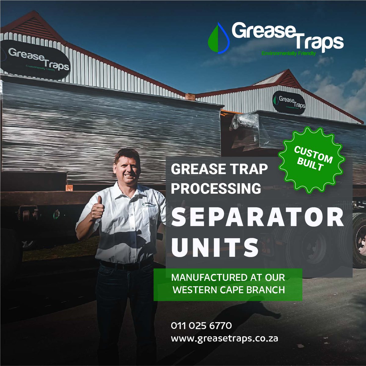 GreaseTraps_SA's tweet image. Custom-built industrial grease trap processing separator units, manufactured at the Western Cape Branch, under the supervision of the new General Manager - Mr Michael Hall. 
⁣
greasetraps.co.za⁣

#greasetraps #fogcontrol #effluentcontrol #greasetrapssa⁣