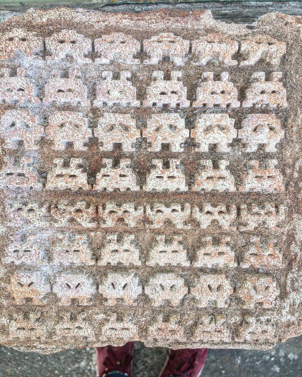 ArtecologyDept's tweet photo. Fun with bioreceptivity!
#pattern #texture #form #ornament #rugosity #ornament #wildlife #biodiversity #spaceinvaders https://t.co/r8gKn8VpT8