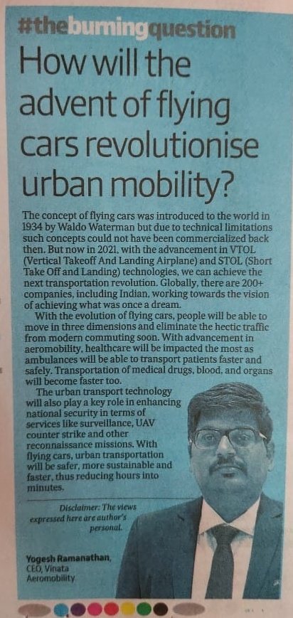 VINATA AeroMobility (@vaeromobility) on Twitter photo Hear from our #CEO about the future mobility of #Flyingcar revolutionizing the #urbanairmobility <a href="/bizavjets/">Eli@BizAvJets</a>, <a href="/elijahsteppjr/">Elijah Stepp Jr</a> <a href="/DawnZoldi/">Dawn Zoldi</a> <a href="/NASA/">NASA</a> <a href="/EBAAorg/">European Business Aviation Association</a> <a href="/DGCAIndia/">DGCA</a> #uam #uas #flyingtaxi <a href="/htTweets/">Hindustan Times</a> <a href="/HTAutotweets/">HT Auto</a> <a href="/htcafe/">HT Café</a> Hear from our #CEO about the future mobility of #Flyingcar revolutionizing the #urbanairmobility <a href="/bizavjets/">Eli@BizAvJets</a>, <a href="/elijahsteppjr/">Elijah Stepp Jr</a> <a href="/DawnZoldi/">Dawn Zoldi</a> <a href="/NASA/">NASA</a> <a href="/EBAAorg/">European Business Aviation Association</a> <a href="/DGCAIndia/">DGCA</a> #uam #uas #flyingtaxi <a href="/htTweets/">Hindustan Times</a> <a href="/HTAutotweets/">HT Auto</a> <a href="/htcafe/">HT Café</a>