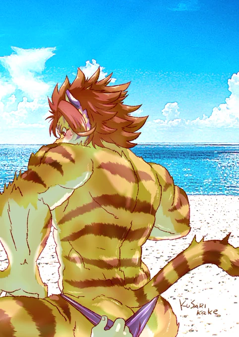 放サモ
暑いので前に描いたノーマッドさん 