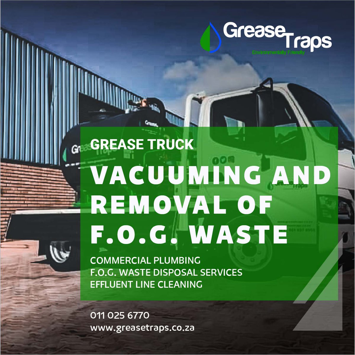 GreaseTraps_SA's tweet image. Vacuuming and removal of F.O.G. Waste for safe disposal.⁣
⁣
For more information, contact Grease Traps South Africa at greasetraps.co.za⁣

plumbingafrica.Co.Za/from-zero-to-g…⁣
⁣
#faotoilgrease #effluentcontrol #wastecleanup #effluentlinecleaning #greasetrapssa⁣