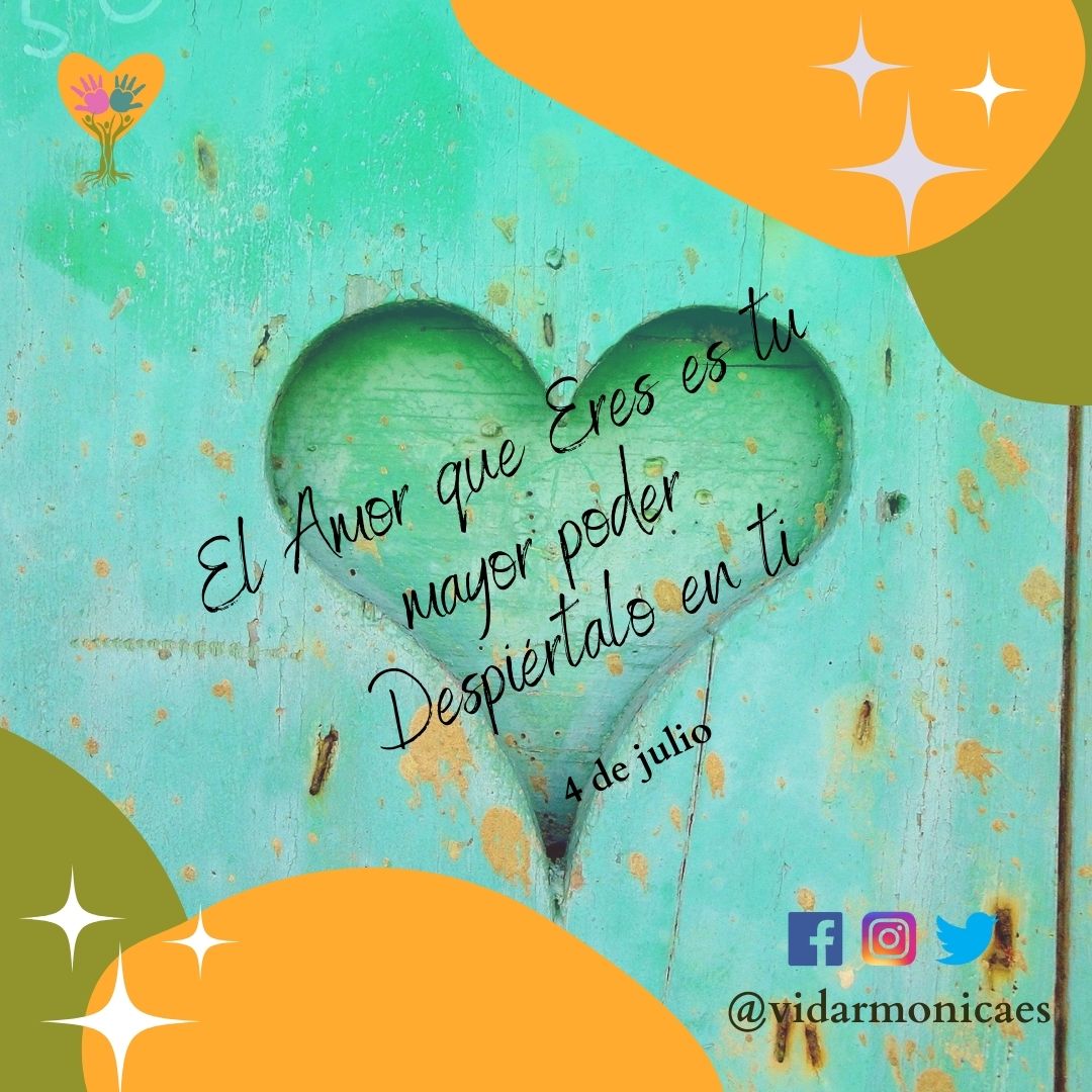 Dice “Un Curso de Milagros”:
“No hay velo que el Amor de Dios en nosotros no pueda descorrer”.
Ese es el antídoto contra cualquier dolor, conflicto o separación.
Despierta el Amor que Eres.

#pensamientodeldia #4dejulio #SoyAmor #ucdm