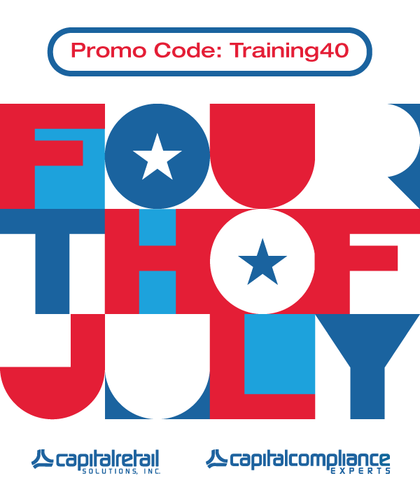 CCE_Compliance's tweet photo. As the office is closed today to celebrate America, we wanted to leave you with a little something extra. Take 40% off until 7/11 in the e-commerce Compliance Shop with promo code: Training40 https://t.co/arslHT3rkd https://t.co/Y2SaTJYKf6