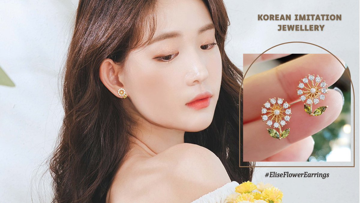 Khers_Bellafils's tweet photo. Nature-inspired designs for the nature lover. 
Elise Flower Earring.. Get the same Koreanstyle Earring for yourself now in India... DM to know how..!
.
.
.
#twicecollection #twiceindia  #khers #bellafilles #jewerly #koreanfashion #earrings  #earringswag #jewelryoftheday https://t.co/v60Y2l5ida