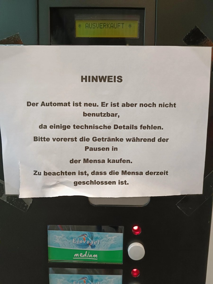 Achtung, wichtige Informationen!