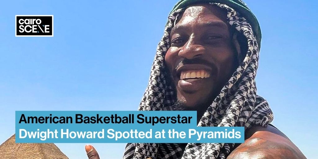 CairoScene's tweet photo. #SceneSpotted: Basketball superstar @DwightHoward of the Los Angeles Lakers was just spotted catching rays and taking selfies by the Great Pyramids of Giza.
https://t.co/uqb8eJhTkB https://t.co/7Z8iCShnkX