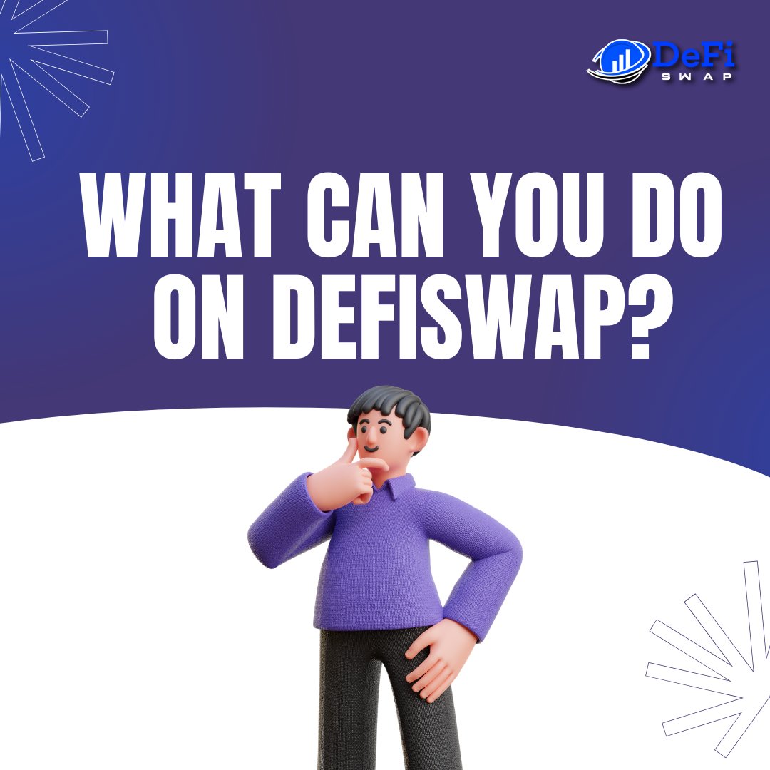 DeFiCoins5's tweet photo. 👉 You can do several things on #DeFiSwap:

🚀 Swap any token of your choice. 

🚀  Farm and stake your tokens to earn high returns.

🚀 You can also learn while you earn with the many resources and awesome features available in the V2 of DeFi Swap. https://t.co/YqX59CnKG7