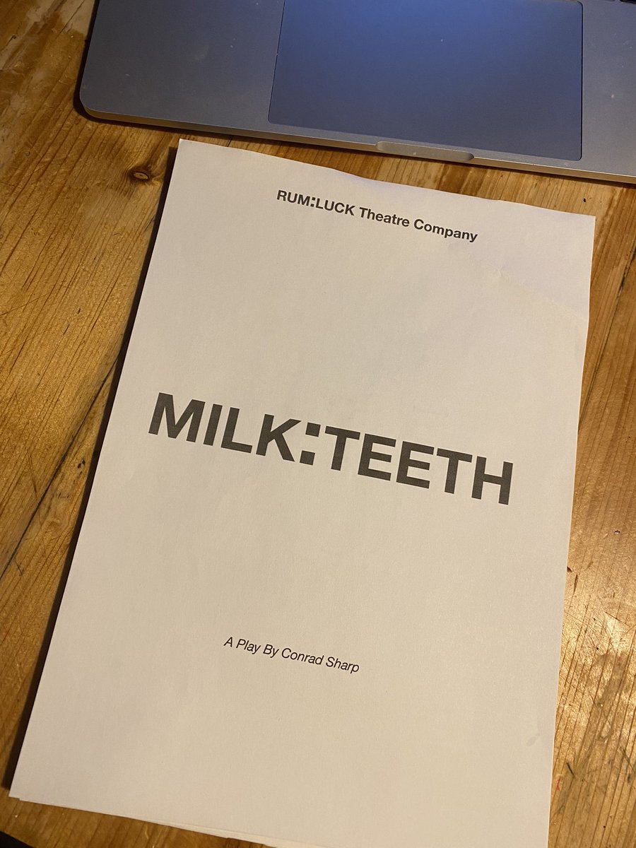 rum_luck's tweet image. New show!!! MILK:TEETH is a brand new play by Rum Luck Theatre Company, premiering at Greenwich Theatre. More details to follow.