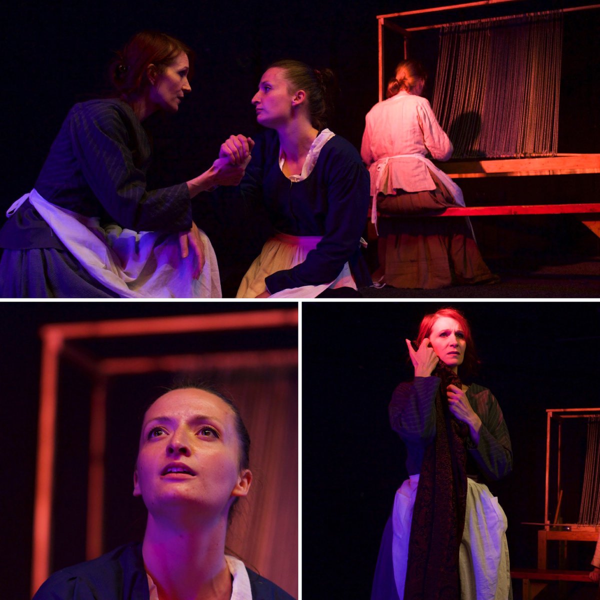 arts_liberty's tweet photo. A year ago, I had the pleasure of producing #aweaversthread for @HeiferProds with this lovely lot. My first foray into producing for others, as well as ourselves. Loved it, brilliant memories. Thankyou @HeiferProds for the opportunity. #creativeproducer https://t.co/XIBl64D3jv