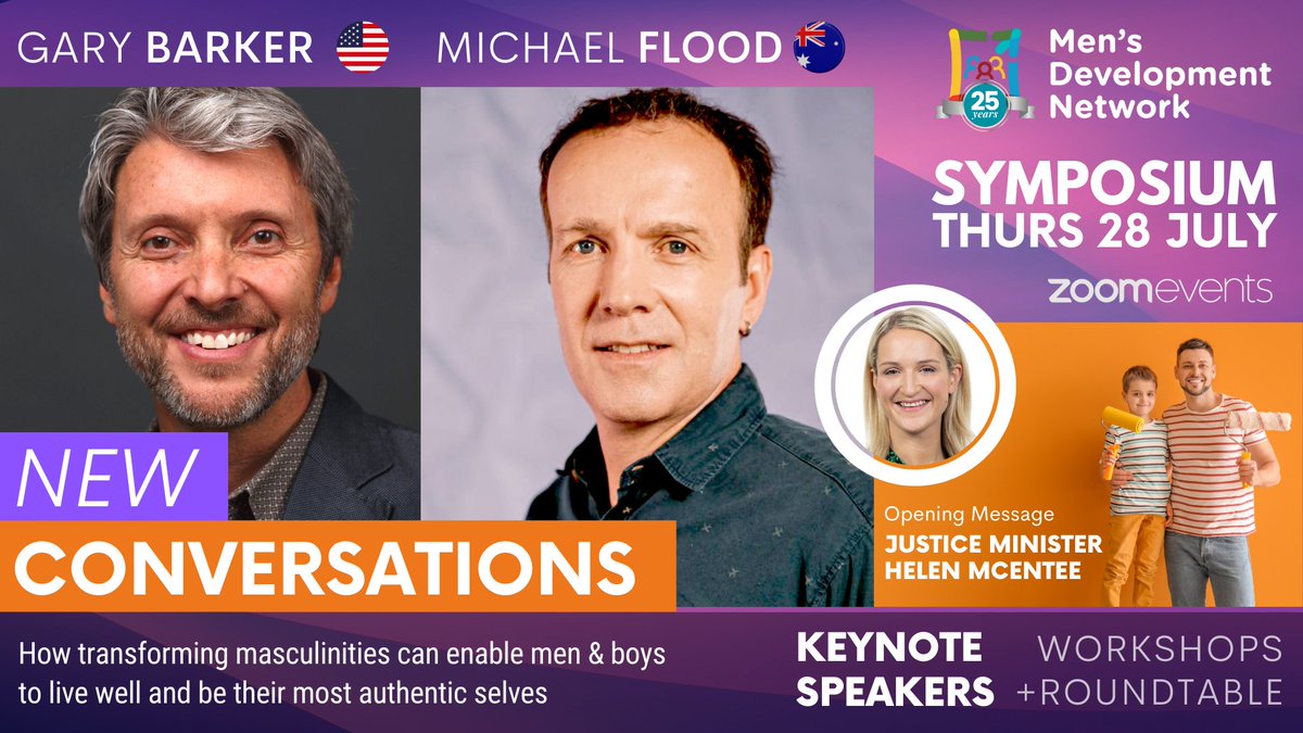 We are really excited about this upcoming #zoomevent @MensNetworkIE Symposium.  Incredible Keynote speakers and workshops planned. If you are a man, love a man or care about humans this is not to be missed! Register Now events.zoom.us/ev/AlaIZ5EWL0Z… #NewConversations
