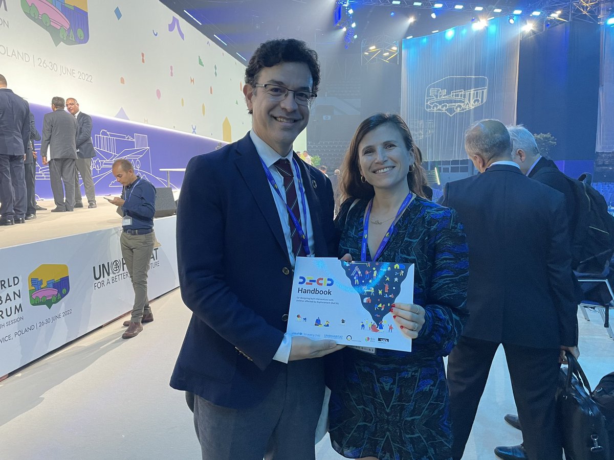 Wonderful to have met <a href="/ElkinVelasquezM/">Elkin Velásquez</a> at the <a href="/WUF_UNHabitat/">World Urban Forum</a>. Thank you so much for supporting our journey to develop and disseminate our DeCID handbook #WUF11