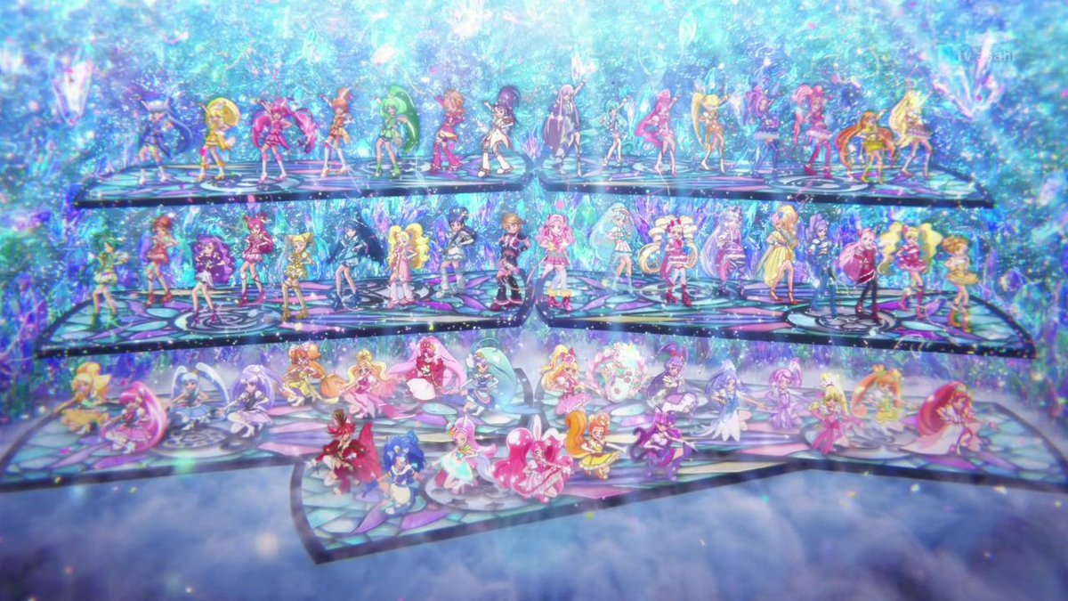 Eriol Irzahn on X: Precure All Stars F ✨ If you look at the background  where each team is located, I think  • Sky team : Normal season 🌳 •  Prism