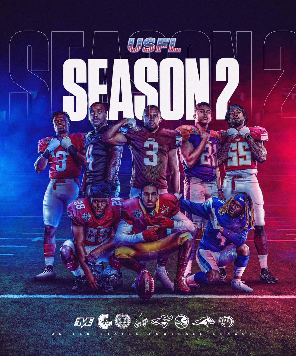 UFLonFOX's tweet photo. Thank you for an incredible season, USFL fans ❤️

We'll see you next year for SEASON 2 🔥🙌 https://t.co/NeZSXIyDWA