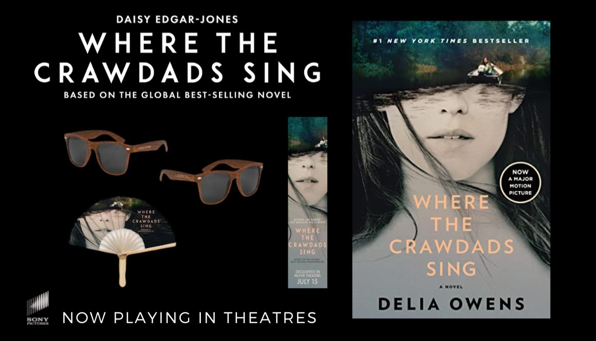 MovieSceneCan's tweet image. #CONTEST: Enter To Win Swag from the film 'Where The Crawdads Sing' which includes: hand fan, bookmark, sunglasses &amp;amp; novel.

To Enter: Follow us, RT and ❤️ 

*Open to Canadian Residents 🇨🇦 
Deadline Monday, July 25, 2022 @ 11:59am 

#WhereTheCrawdadsSing NOW IN THEATRES