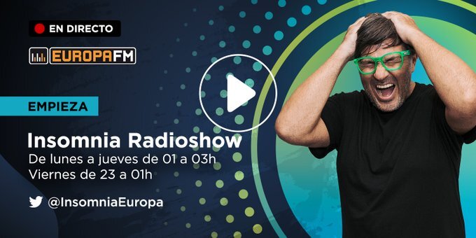 🔴 #DIRECTO ¡Empieza Insomnia!

Disfruta de la noche con la mejor música electrónica de la mano de 
<a href="/wallylopez/">@wallylopez 🚀</a> 

👉 Escúchanos aquí: eufm.red/jifzc3041