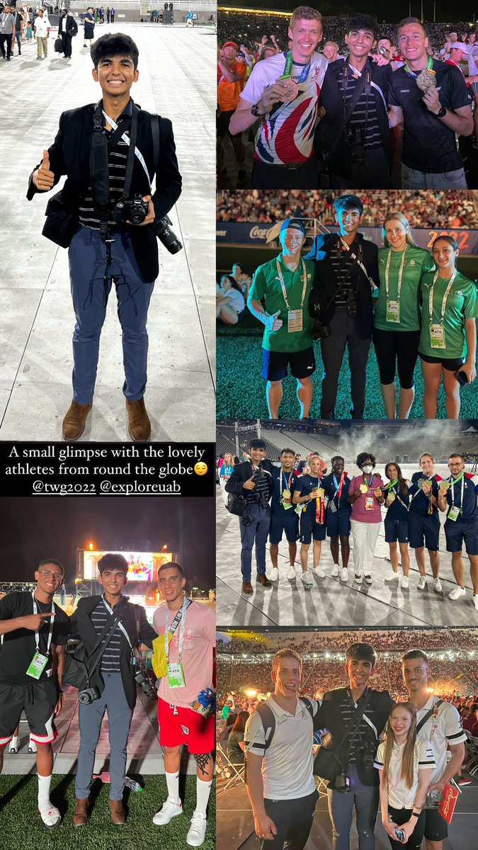 Our first International Entrepreneurship Major <a href="/Jaivallll/">Jaival Vikal</a> representing <a href="/UABNews/">UAB</a> at the World Games. He was a part of the media team through <a href="/UABDining/">UAB Dining</a> and continued his entrepreneurial spirit networking with athletes from worldwide through his photography! 🙌