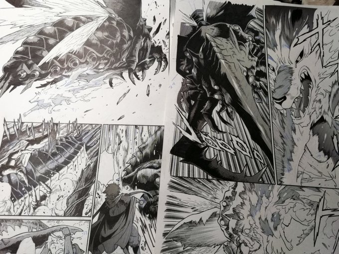 原稿渡した。カブトムシばかりで辛い回だった。次もまた出てくるよ😭 