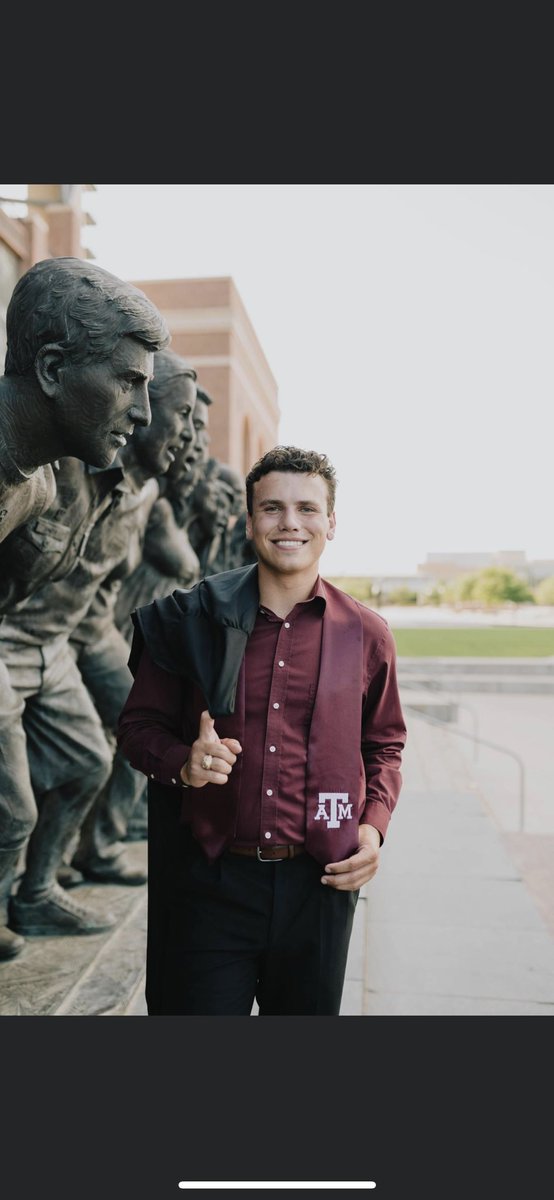 LLBoeck's tweet photo. So proud of him! Graduation is fast approaching! @TAMU #doublemajor #clubvolleyball #cumlaude https://t.co/clKEsPeztw