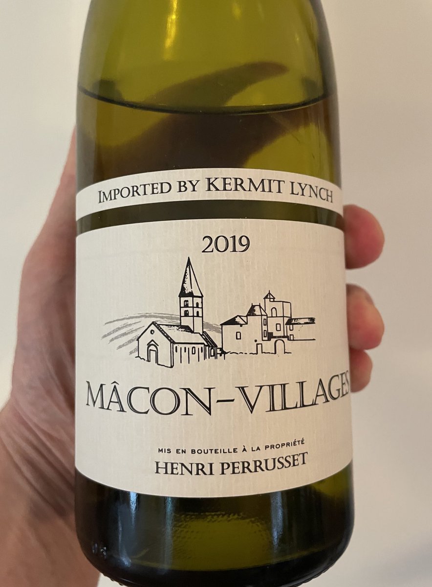 A very nice pour for a Monday evening! My wife’s birthday and she encouraged me to open something that would go with the meal I’m picking up from <a href="/CafeEscadrille/">Cafe Escadrille</a>. Figure this white Burgundy should be good with the grilled swordfish! #wineoclock #winepairing