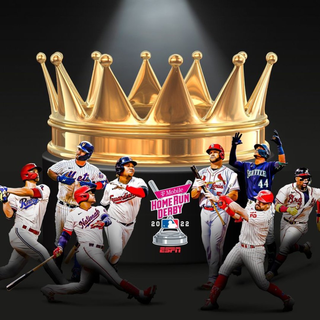 DBATMansfield's tweet photo. May the best slugger wear the crown.
Don't miss the #MLBHomeRunDerby on @ESPN at 7PM CT! https://t.co/nyASSCCSwK