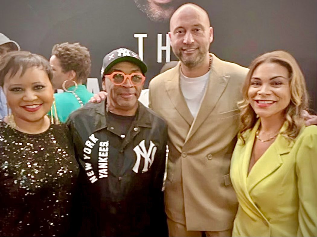 The Producer @Spike_Lee_Joint +            #TheCaptain <a href="/derekjeter/">Derek Jeter</a> +                        The Sponsor <a href="/amfam/">American Family Insurance</a> = #FearlessDreamers #espn