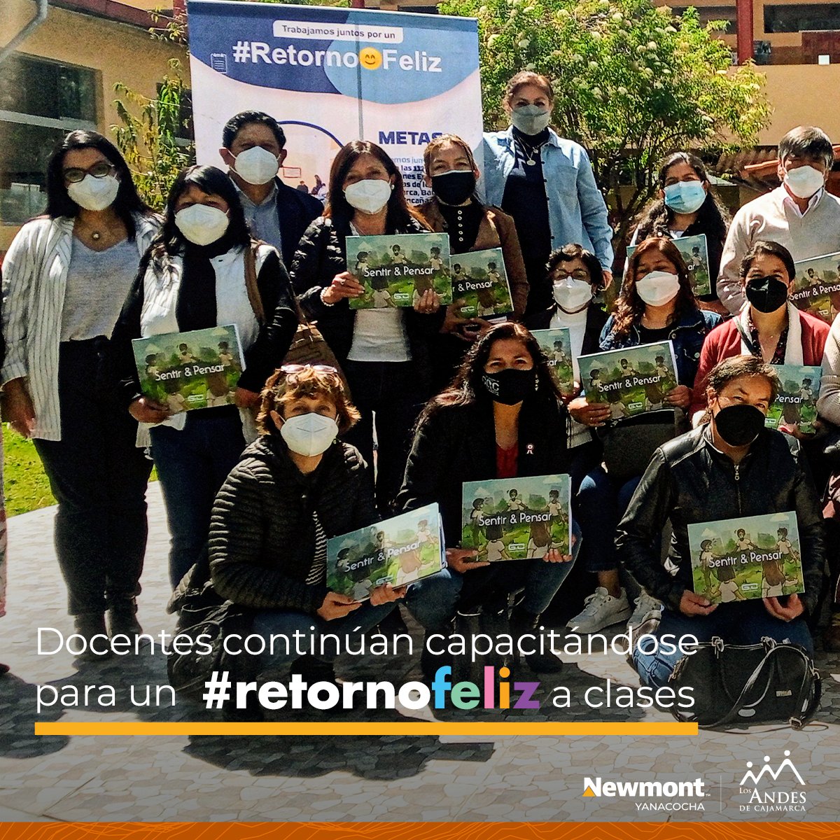LosAndesCaj's tweet photo. Promoviendo estrategias para un #RetornoFeliz a clases. 🥳 Esta vez, docentes del proyecto #RetornoFeliz participaron en su segunda jornada de integración "Fortaleciendo mi comunidad educativa" . (1/2) https://t.co/OaAsP5SNQ6