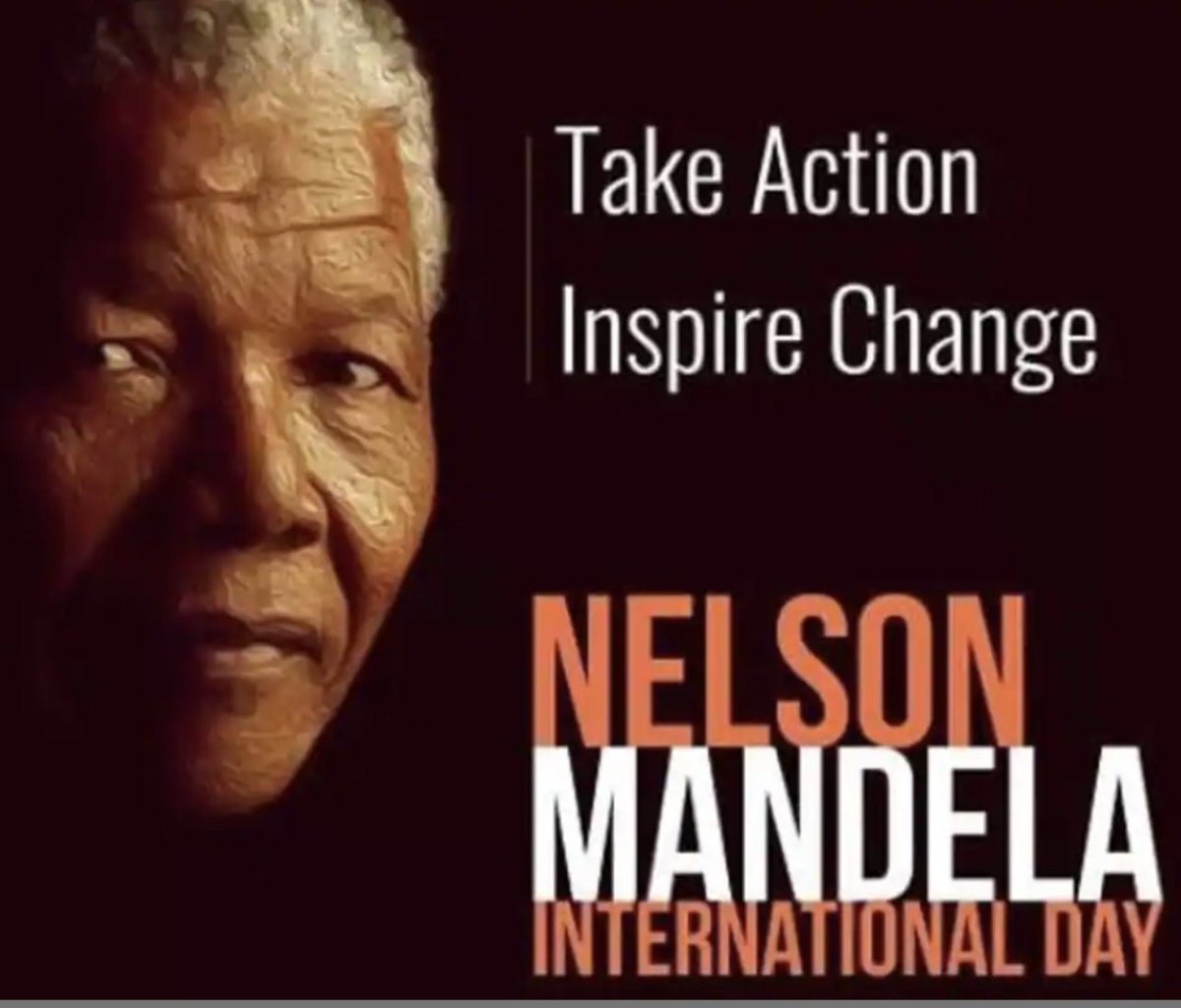 manyfeathers420's tweet photo. #InternationalNelsonMandelaDay #InspireChange #MakeAnImprint #TakeAction ✊🏽 https://t.co/yQgJWZksxP