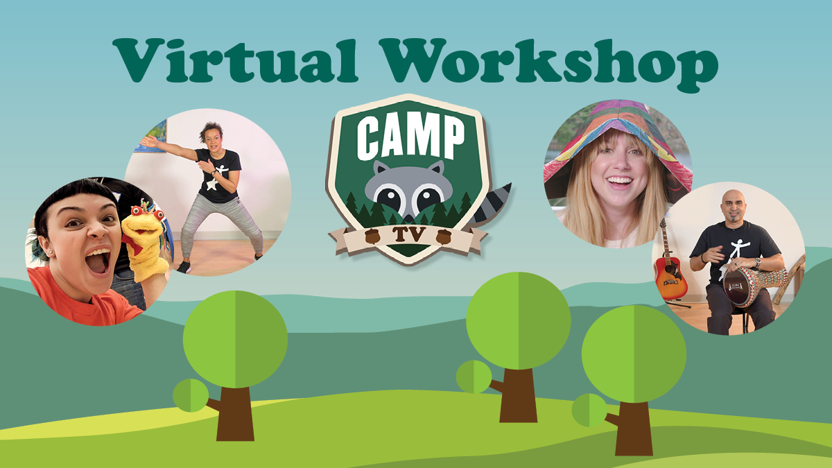 WNETEducation's tweet image. We&apos;re just ONE HOUR away from our Camp TV virtual workshop! Come learn a dance, make music, and participate in a puppet party with us today at 5pm EDT.  Register here: eventbrite.com/e/379881274117

#camptv #summerlearning @NationalDance @NewVictory @miaweinberger