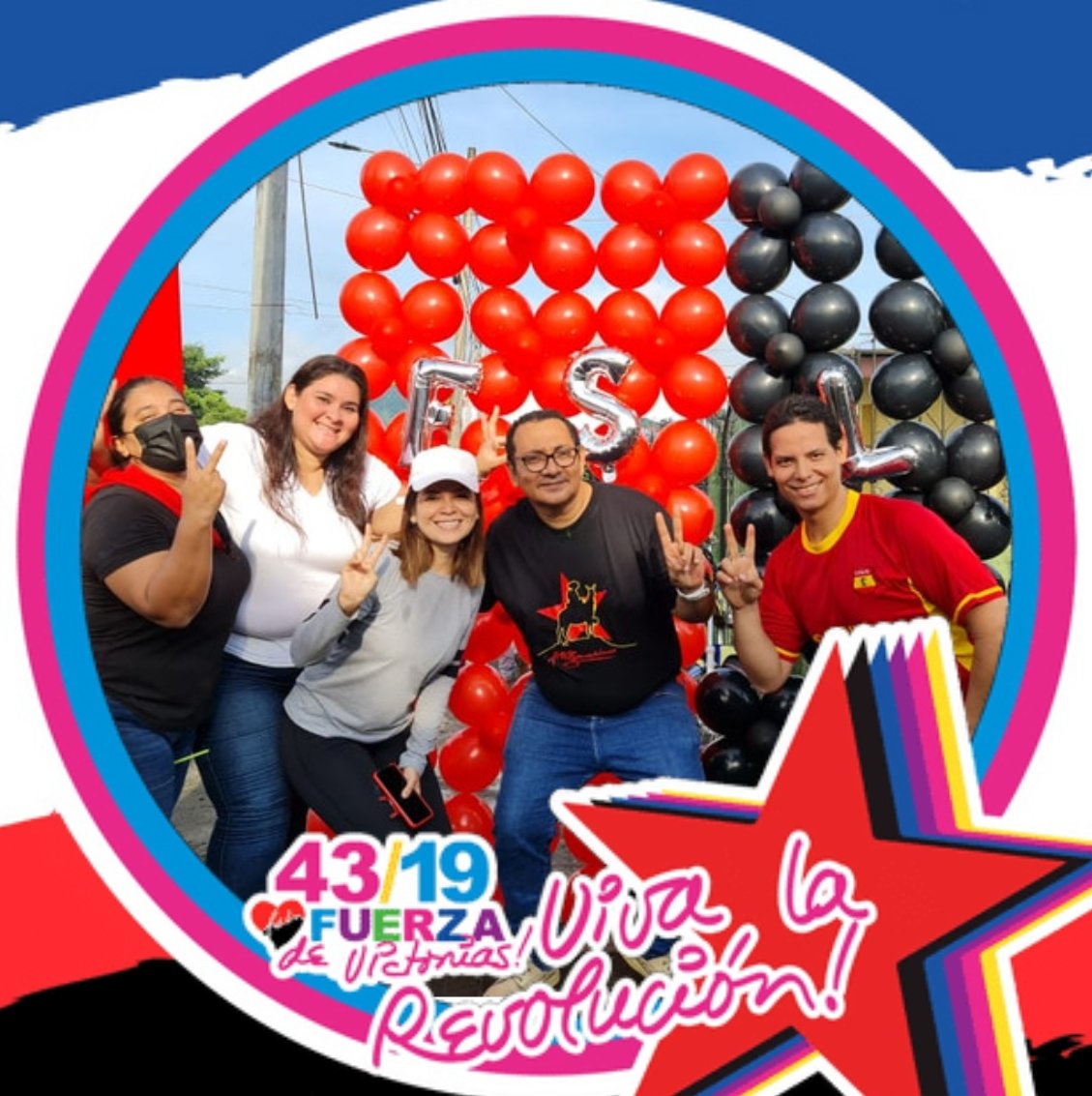 Somos UVE Paul González 

Y con orgullo podemos decir VIVA el Frente Sandinistas de Liberación Nacional...!

#4319FuerzasDeVictorias 
#ManaguaSandinista