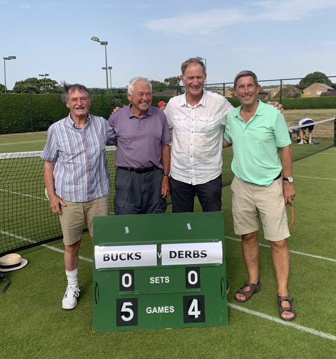 50 years on from playing against each other in 1972 Dave Orchard, Mike Francis, Dennis Archer and I still love County Week enough to come to watch the current generation of Bucks and Derbys players in a 2022 repeat.