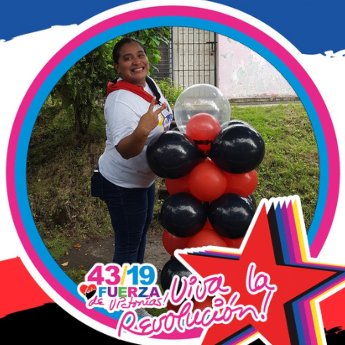 Somos amor!
Somos la paz que el pueblo necesita!

#4319FuerzasDeVictorias 
#ManaguaSandinista