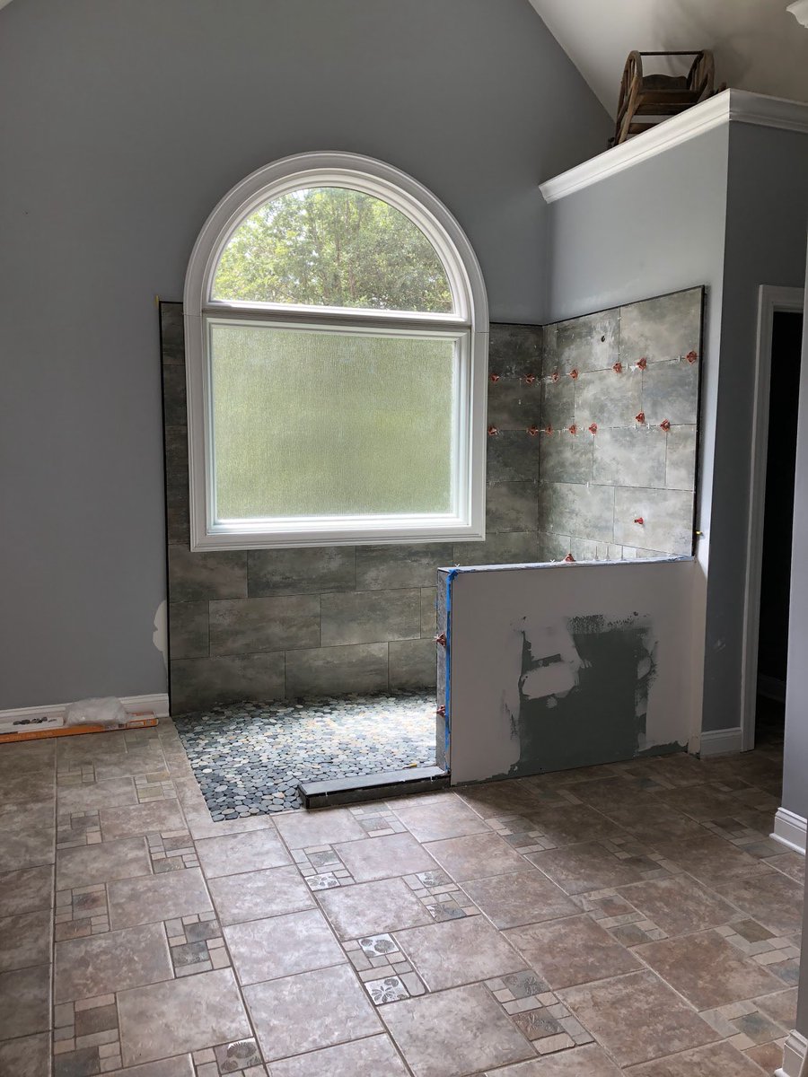 Remarkable1n's tweet photo. ⭐️⭐️⭐️⭐️
We wanted our bathroom upgraded and called Home Depot and they put us in touch with incredible Installations. I’m glad I did- they’re amazing. I wanted a cut less shower and they created a wonderful space for me I thank them so much. Teresa McCamish @HomeDepot #wetspaces https://t.co/jyEaE1wtX4