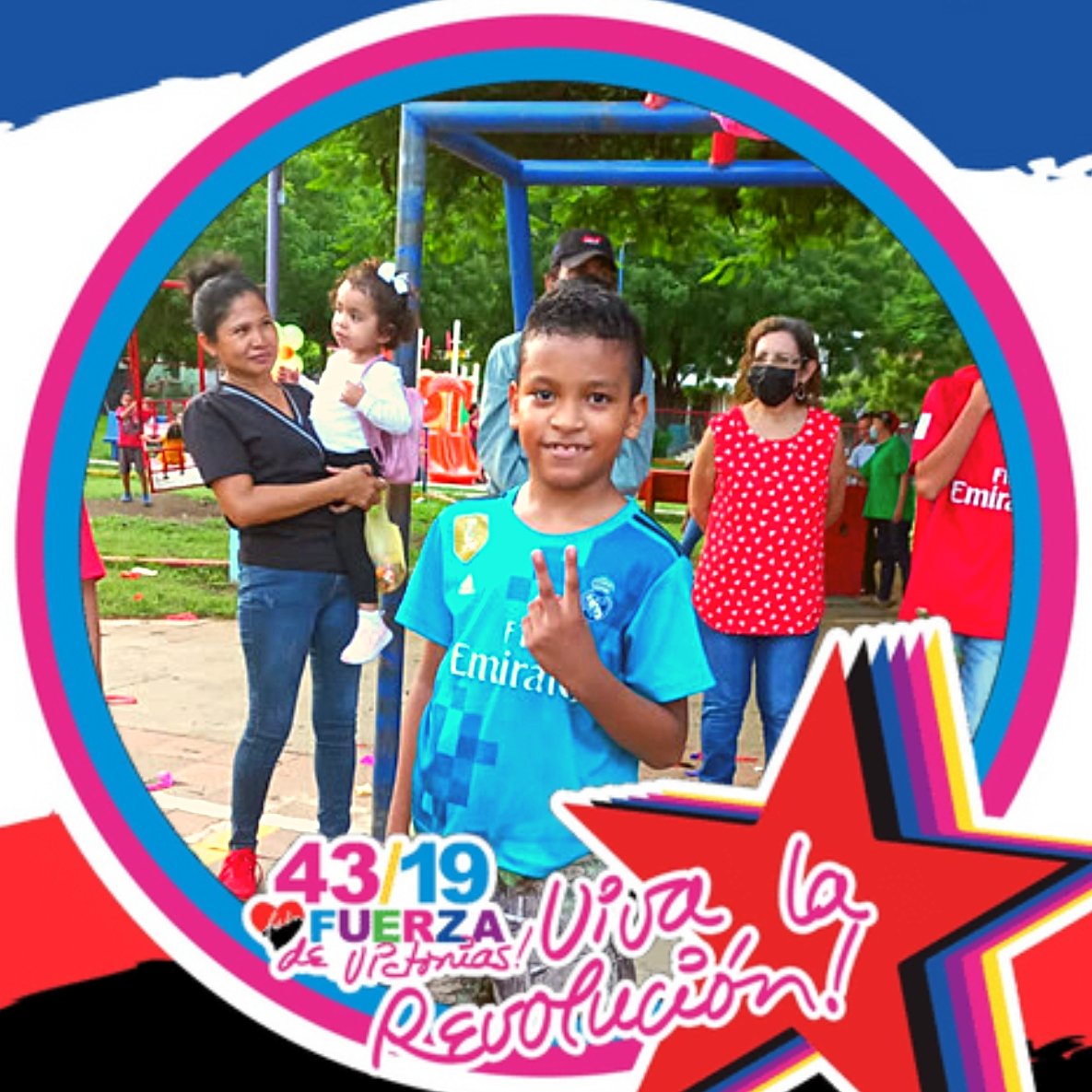 Viva la alegría
La alegría de vivir en paz en amor y unidad...!

#4319FuerzasDeVictorias 
#ManaguaSandinista