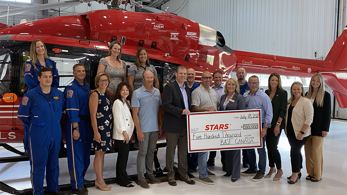 STARSambulance's tweet image. Today, @BASFAgSolutions announced their donation of $500,000 toward our operations across Western Canada and continued fleet renewal efforts. Thank you, BASF! Ally support allows us to focus on saving lives and keeping the fight in flight.

stars.ca/news-releases/…

#weareallSTARS