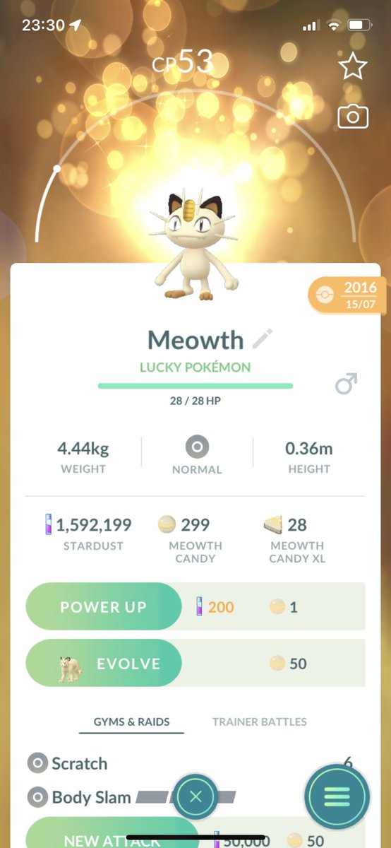 Kute_CittyRS's tweet photo. first lucky pokémon acquired! my boyfriend has an account with a load of july 2016 pokemon on there, im gonna get his charmander next🤣 i didn’t even realise i could get lucky pokémon without being lucky friends so was a happy surprise! #pokemongo https://t.co/WsNf4e4tcP