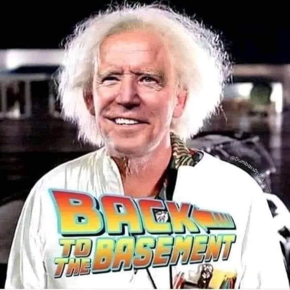 CSteven's tweet photo. Premiering January 2025 if the sequel to Weekend at Bernies doesn't premier first. #BackToTheBasement with
.@JoeBiden - (D)ementia https://t.co/oI25zXJlZz