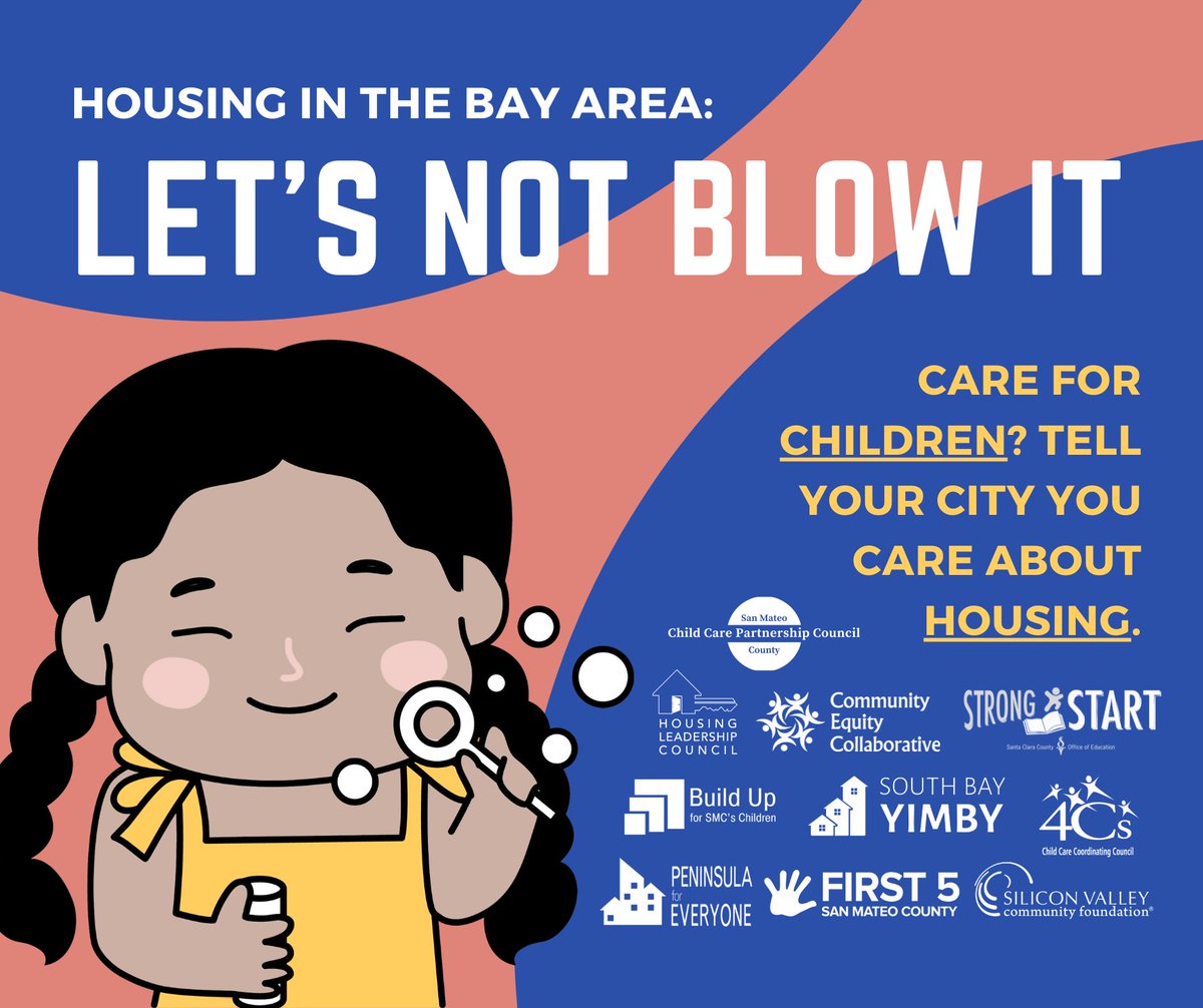 Housing security makes kids healthier. Right now, you have a once-in-a-decade chance to ask your city to build more housing for kids and their families as part of the #HousingElement process. To learn more, visit bit.ly/housing4kids. #WeAreNotPlaying