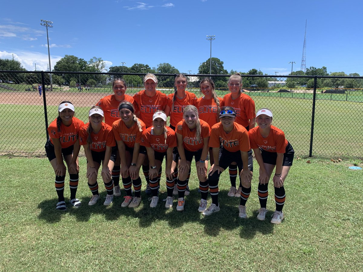 The beginning of the end….last tourney for this team.  Opened up play with a 3-2 W; @pnut1304 <a href="/UCOSoftball/">UCOSoftball</a> signee 2-2 w/ 3B; Sierra Woods <a href="/NOCEnidSB/">NOC Jets Softball</a> signee 2-2 w/ 2B; <a href="/kami_withem/">Kami Withem</a> <a href="/OKWUeagles_SB/">OKWU Softball</a> with the W in the ⭕️ w/ 5 K’s and 0 walks