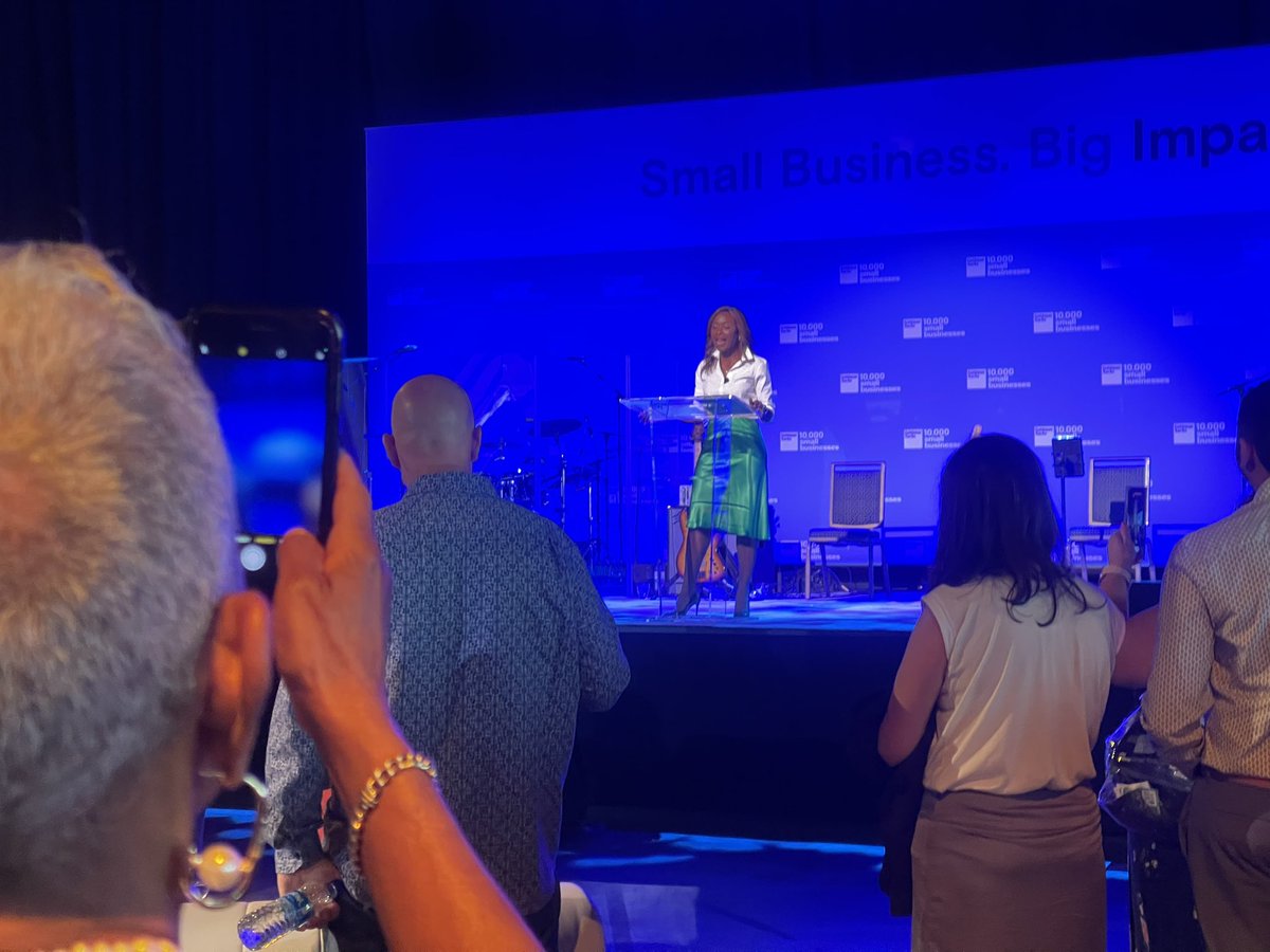 CarrieJLittle's tweet photo. Opening event @GS10KSmallBiz with @asahi_pompey #MakeBigSmall https://t.co/ml0TsfGe63