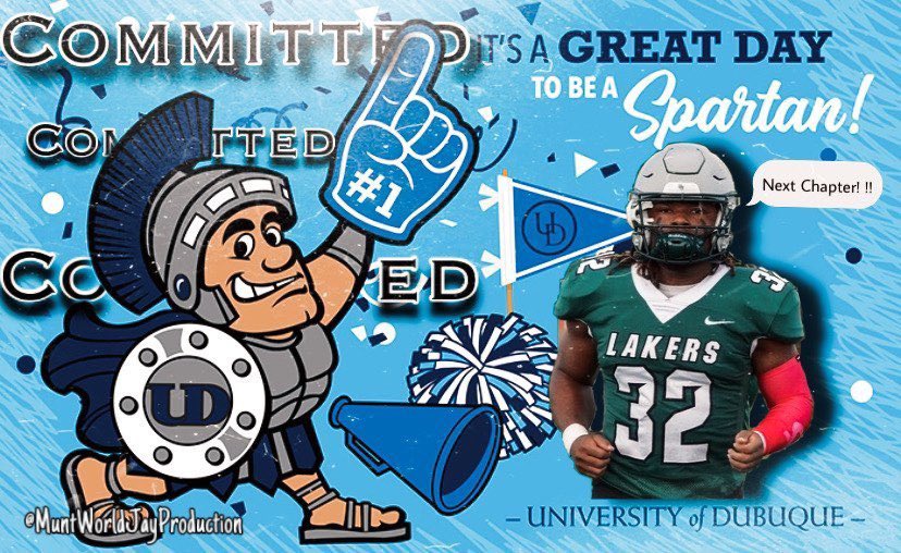 New chapter🔵⚫️ #UDLeaveALegacy <a href="/CoachCrabel/">Ryan Crabel</a> <a href="/DubuqueFootball/">Spartan Football</a>