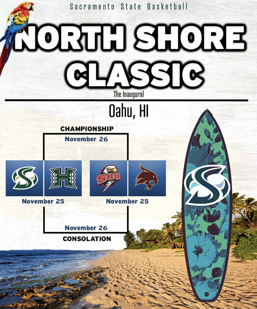 ISLAND BOYS 👀🏝Catch us November 25th-26th in the Inaugural North Shore Classic in Oahu, Hawaii. We will open up with the University of Hawaii on Friday, Nov. 25th. #StingersUp 🐝🏀
