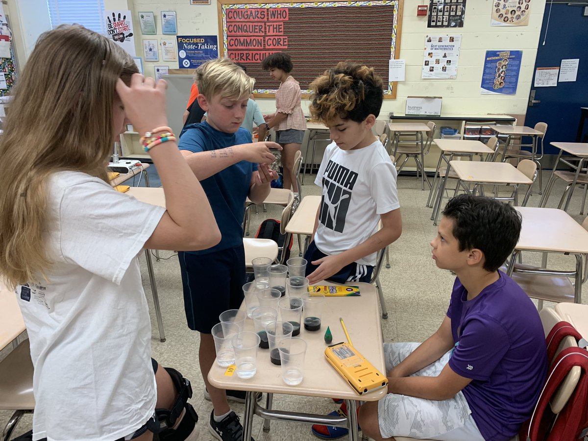 j_eisenberg87's tweet image. #megamath students @CatonsvilleMS experiment with food coloring to make discoveries related to equivalent ratios @BCPSMATH #planningwithfuninmind #discoverylearning #handsonlearning