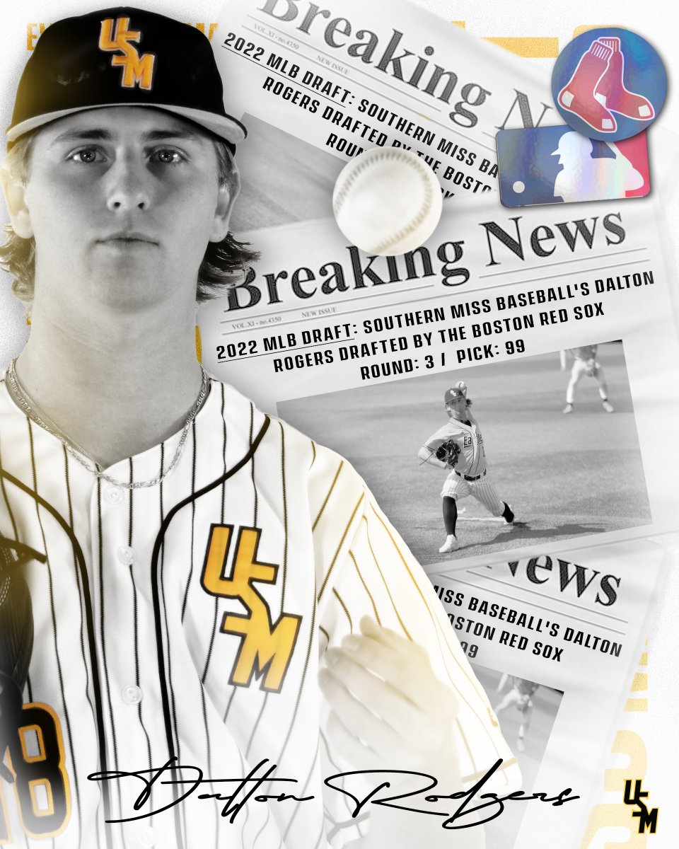 𝙶𝚘𝚝 𝚝𝚑𝚎 𝚌𝚊𝚕𝚕 📞

Congrats to Dalton Rogers on being selected by the <a href="/RedSox/">Red Sox</a> in the 3rd round!

#EverythingMatters | #SMTTT