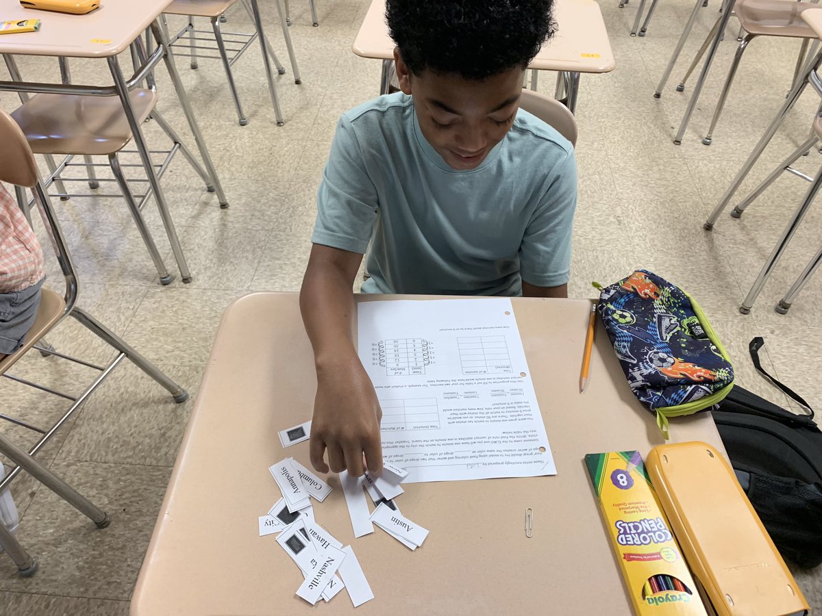 j_eisenberg87's tweet image. #megamath students @CatonsvilleMS match capitals with states to determine unit rates @BCPSMATH @BCPS_SocialSci #crosscurricularlearning #planningwithfuninmind