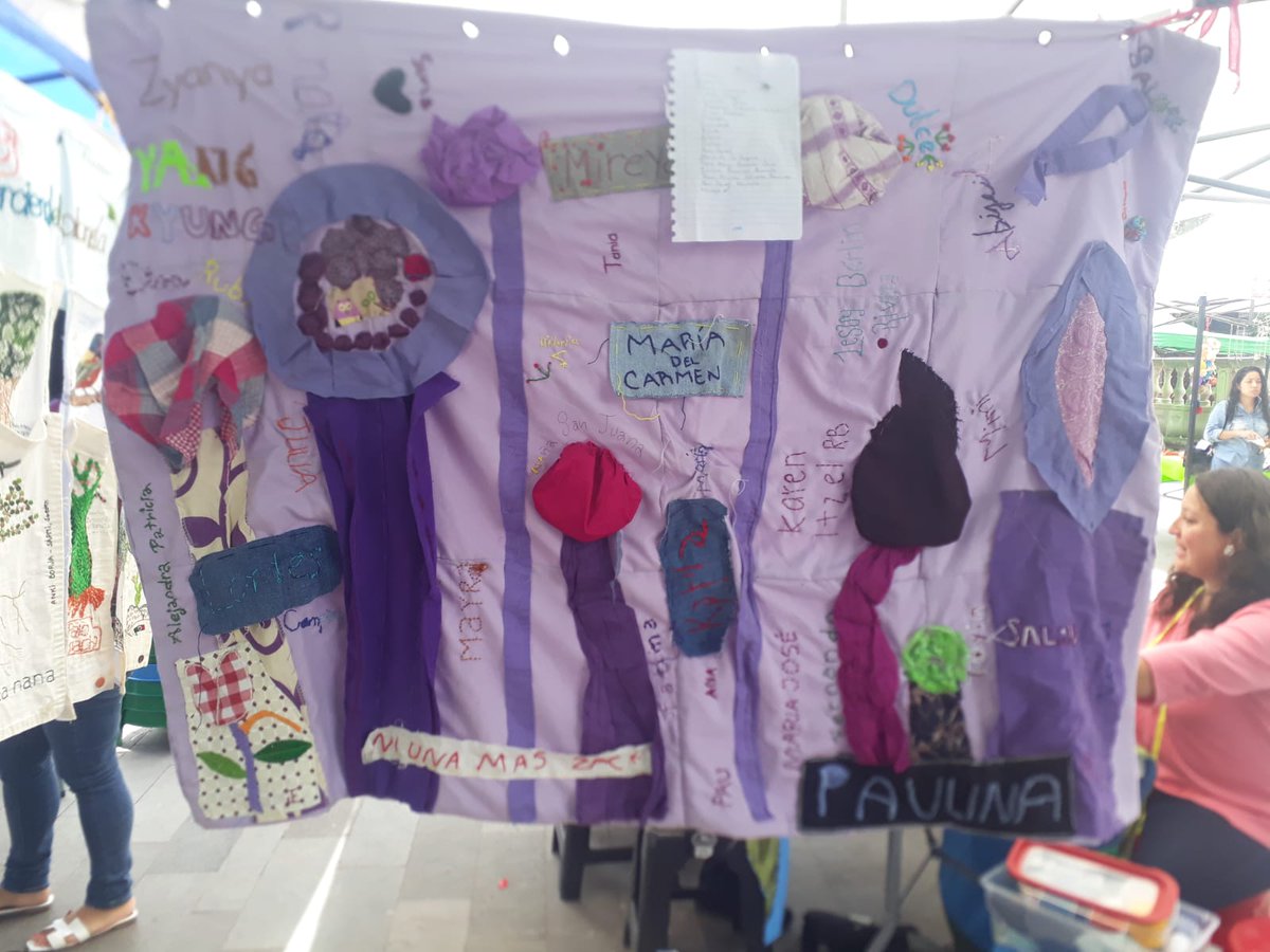 8mZacatecas's tweet photo. Hermanas, les gustaría bordar🧵 desde casa uno de los nombres de las mujeres víctimas del #feminicidio en #Zacatecas para aplicarlos en la #MantaMorada💜?

Si quieres unirte a esta actividad comunícate con nosotras, solo necesitas un retazo de tela de 10x5 cm 

📱492 544 31 38 https://t.co/Tv0WBD5Qzb