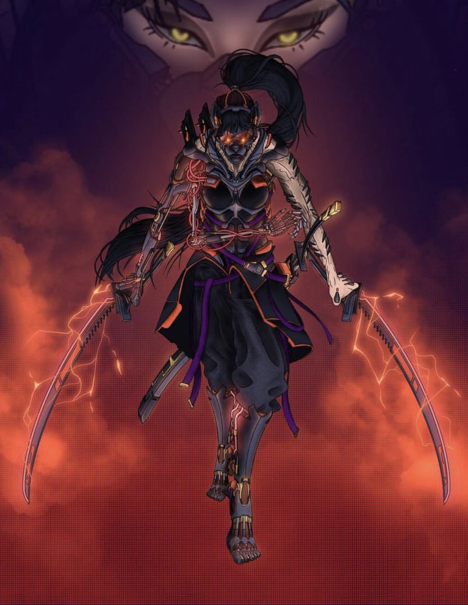 The killer talented @jordan_noir drew me as a cyber samurai once for his comic book concept which also featured other synth artists. The backstory is just as complex as the real deal. Coloríng by the fabulous Macie McGilloway. 🔥