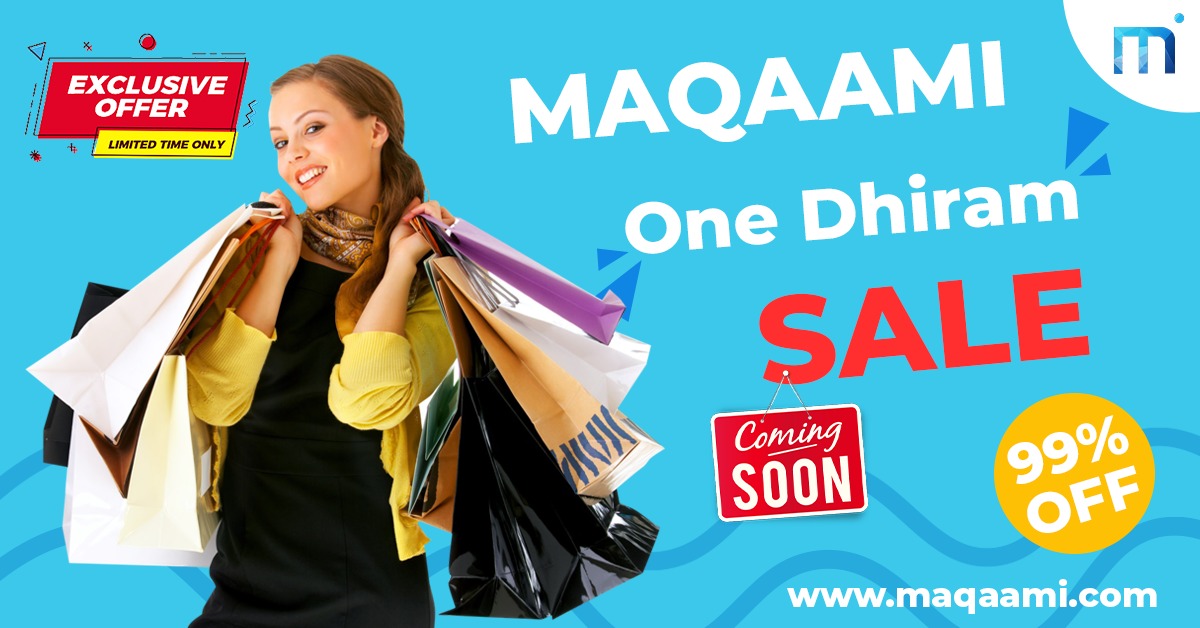 maqaami's tweet photo. Products Only At 1 AED. 
 1 Dirham Deal Only On Maqaami 
To Know More 
Visit : https://t.co/UdqBZMPjQu
#maqaami #sale #1aeddeal #UAE https://t.co/h96qowRw81