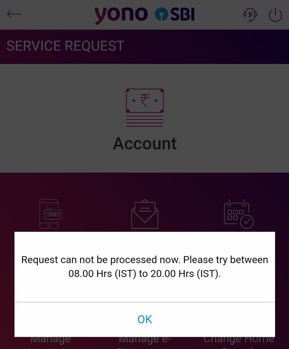 jayantiitb's tweet photo. This almost felt like "Lunch ke baad aana" at an SBI branch.

I guess the fault is mine, trying to access services at midnight 🙄 https://t.co/2wH6vaxBQs