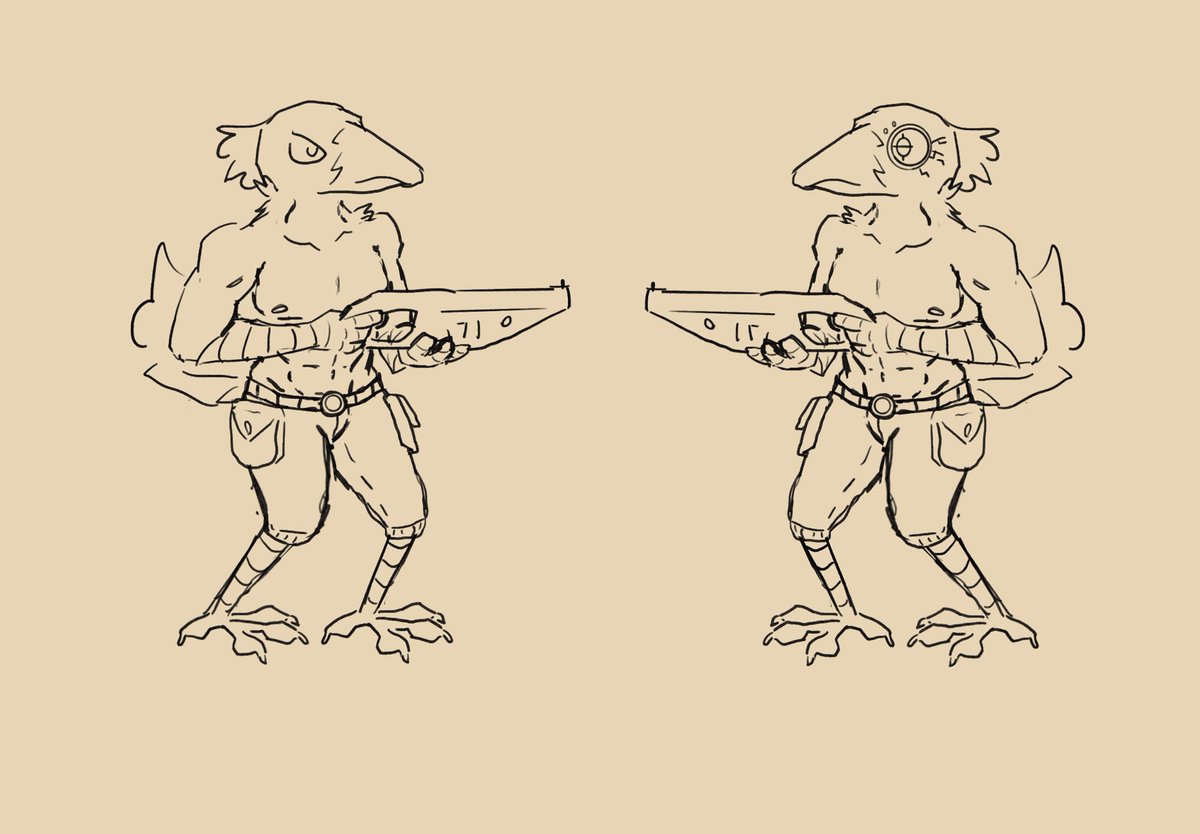 CassArtsStudio's tweet photo. Still image and concept art #birdguy https://t.co/IASM3RJecW
