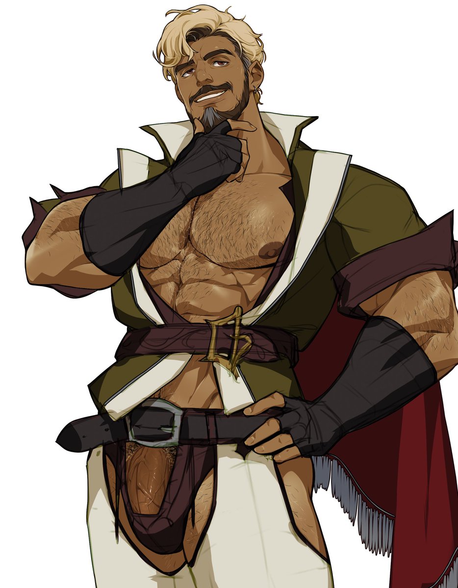 dizdoodz's tweet photo. Really happy with how Giacomo’s body hair came about 😚 https://t.co/mTD02lanq3